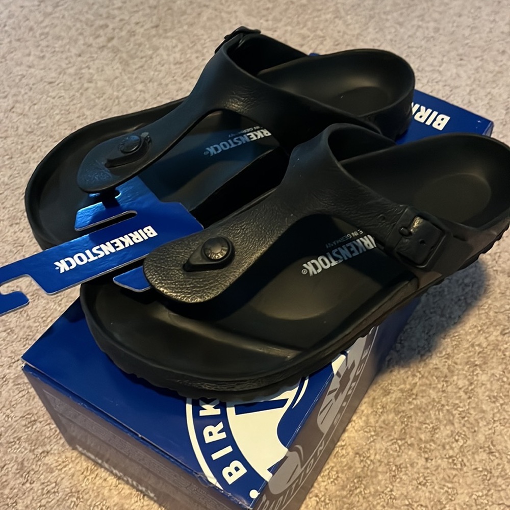 Birkenstock Gizeh EVA black Sz 38